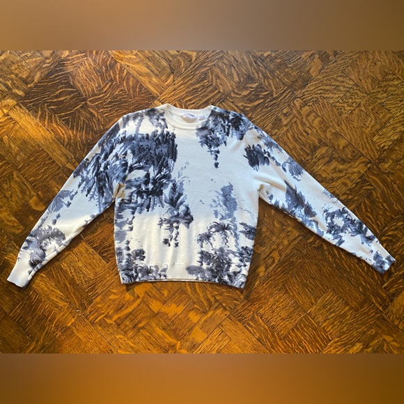 Desigual Gray & White Abstract Sweater - Size S - Picture 2 of 13